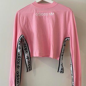 adidas originals side tape long sleeve tee